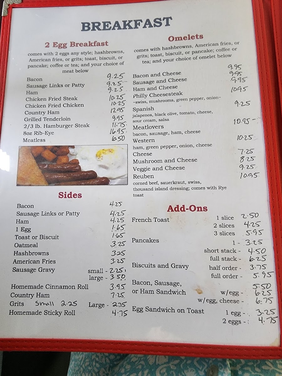 Menu Stacey's Place-6