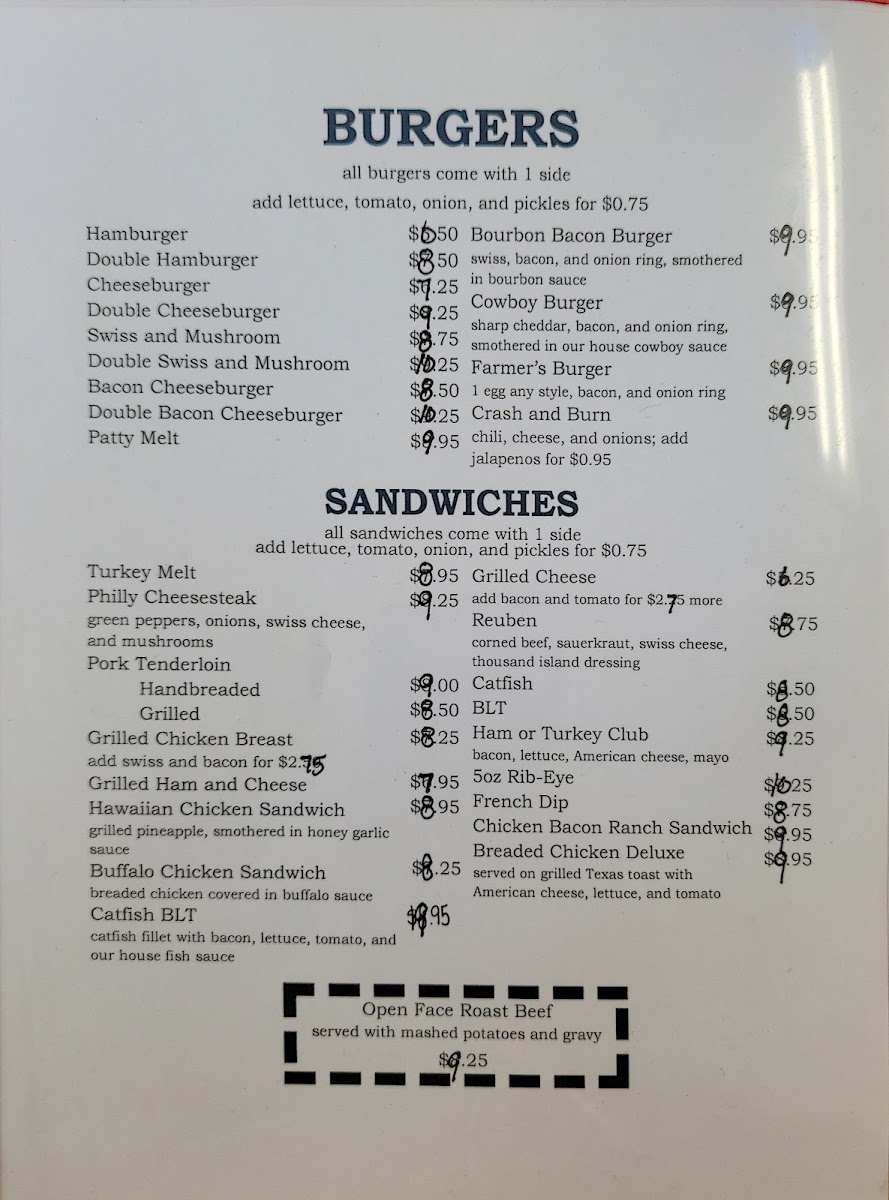 Menu Stacey's Place-9